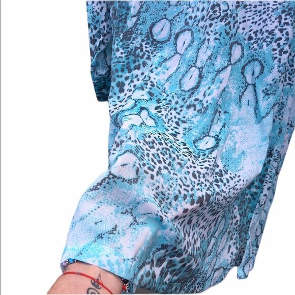 Le Lomes Animal Print tunic/cover up - Picture 3 of 8